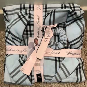 Victoria Secret flannel short PJ set.